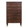 Vintage dresser walnut brown 1960s 0