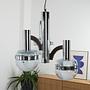 Space Age Chandelier Murano Glass 1970s 11