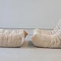 Togo Sessel und Ottoman Set Cord Beige 0