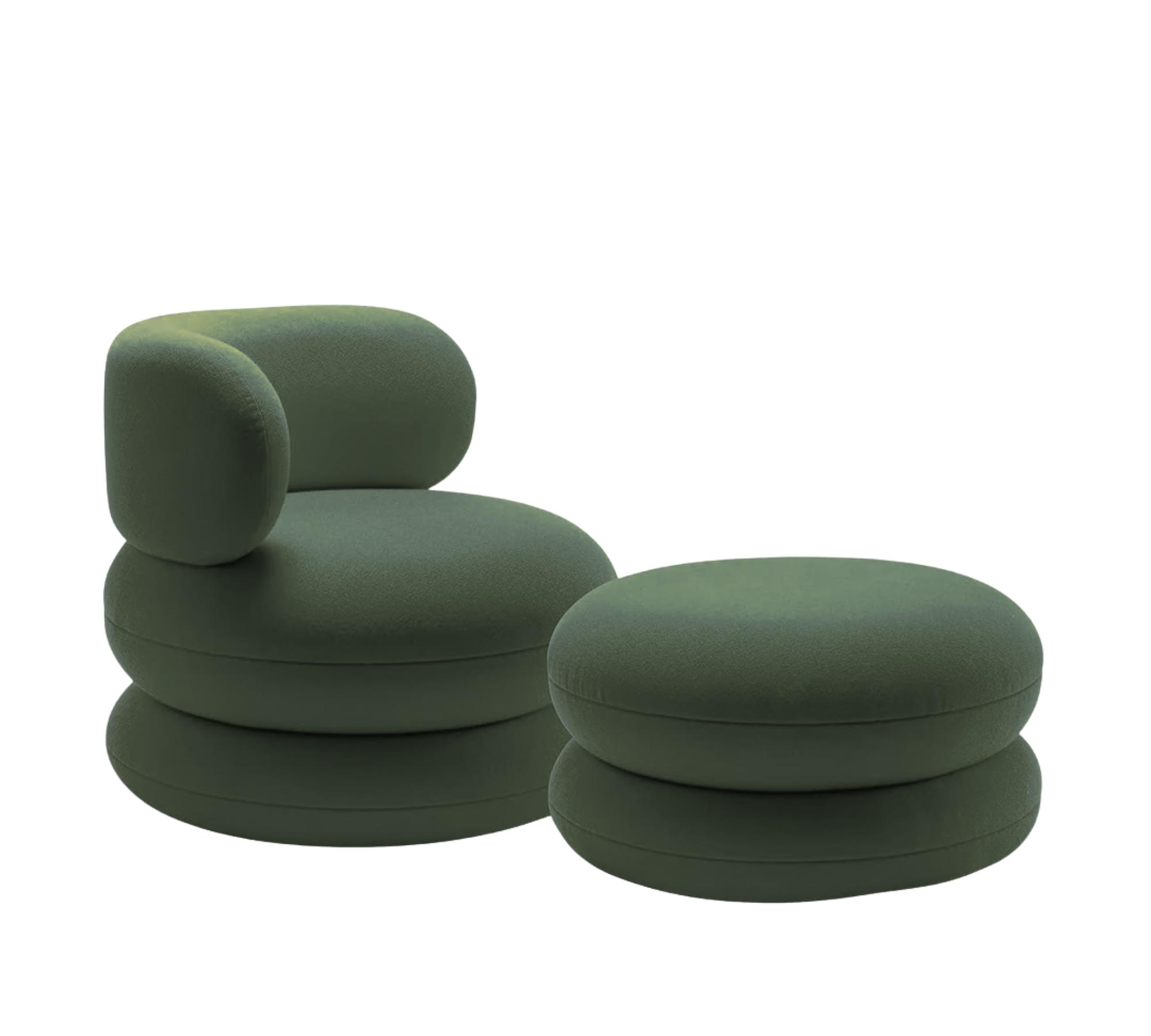 Easy Pouf Vidar Grün  2