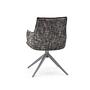Dining chair fabric gray 7
