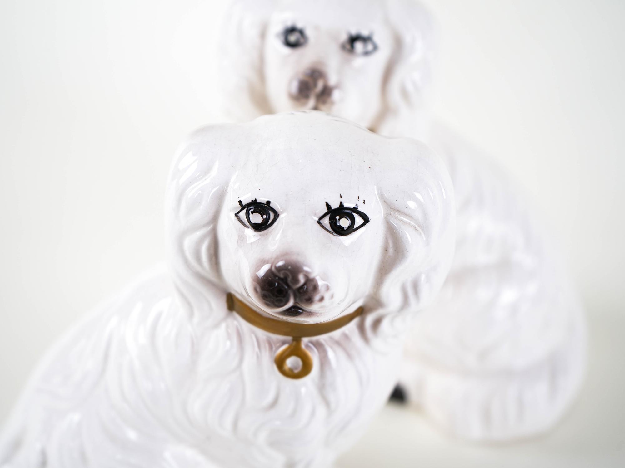 Dog Figures English Style Ceramic 1970s 9