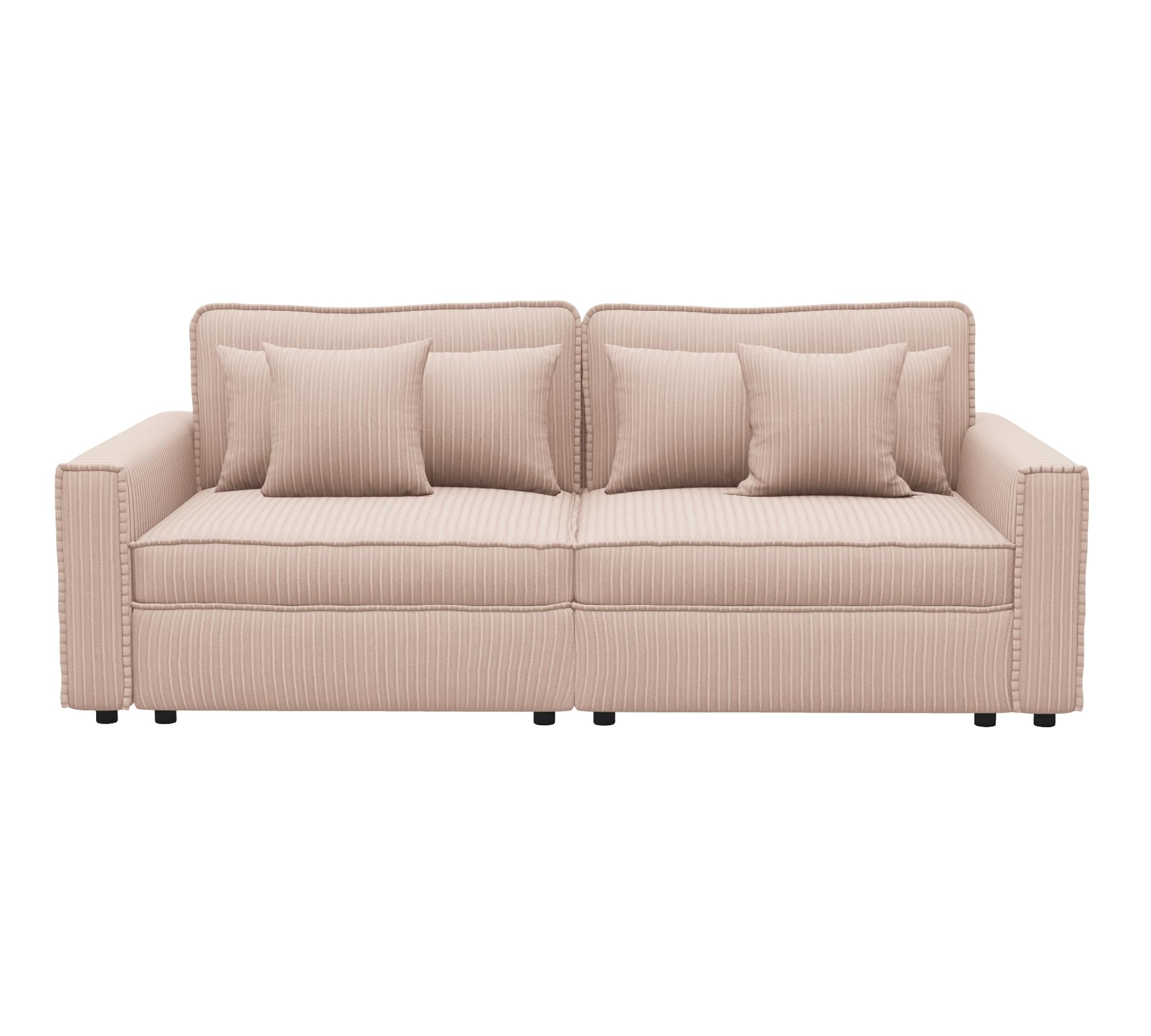 Gorillan Schlafsofa Vito Rosé 1