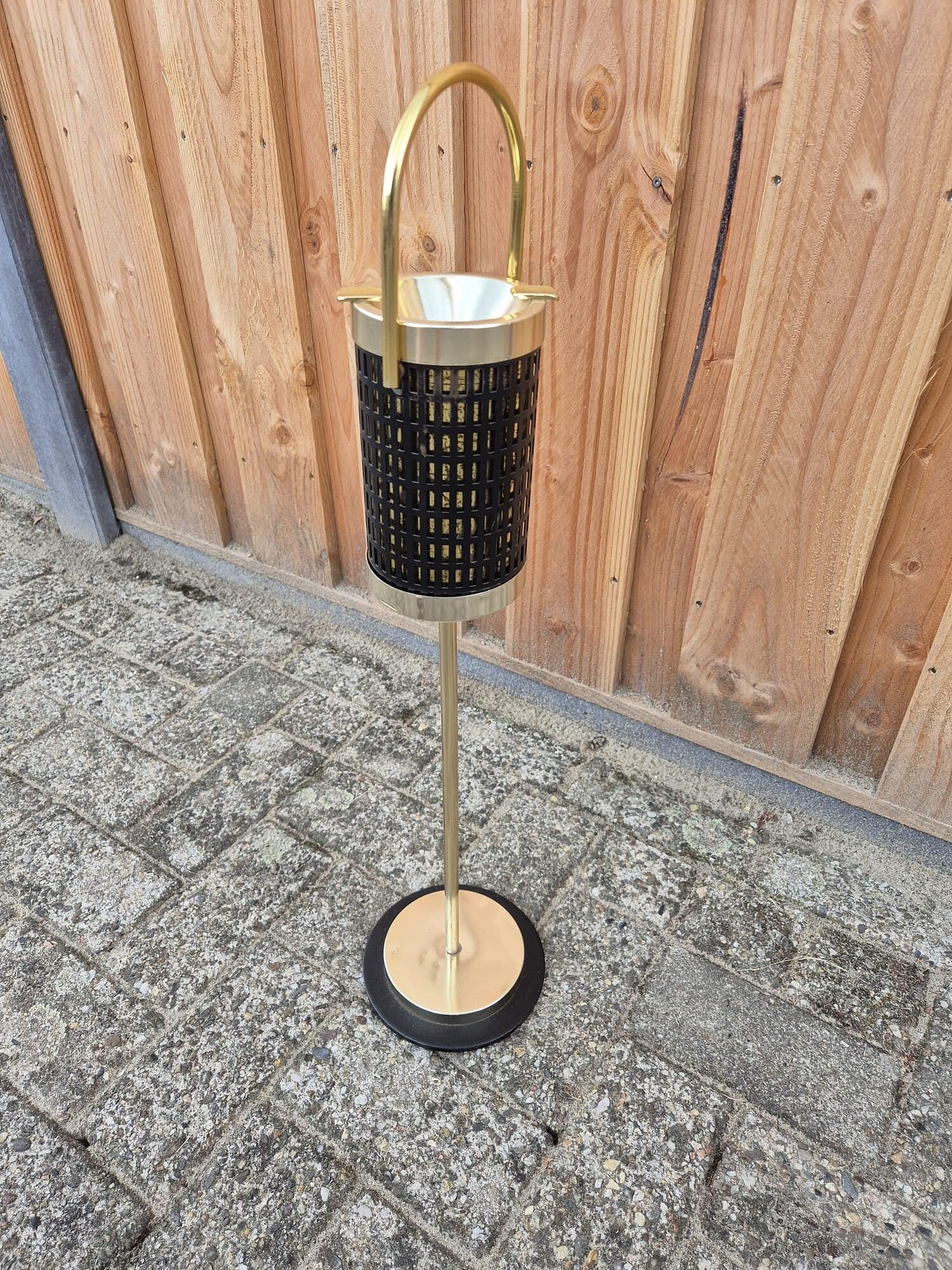 Vintage Aschenbecher Metall 50er Jahre 1