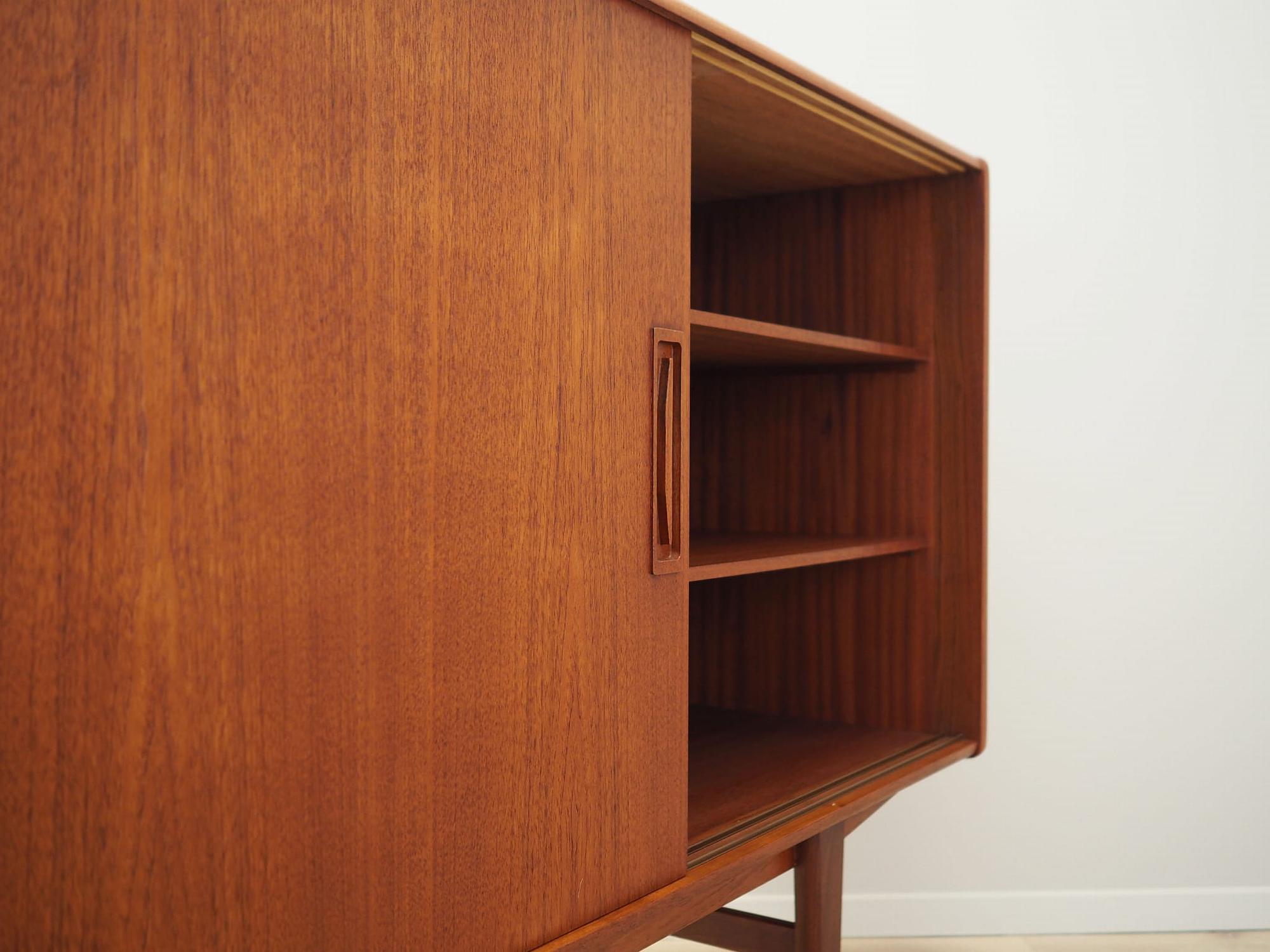 Vintage sideboard teak brown 1960s 14