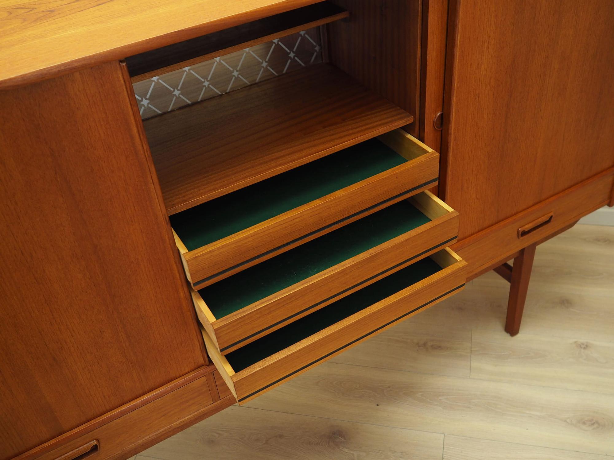 Vintage Sideboard Teak Brown 1960s 12