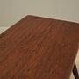 Vintage Hocker Teakholz Braun 1970er Jahre 10