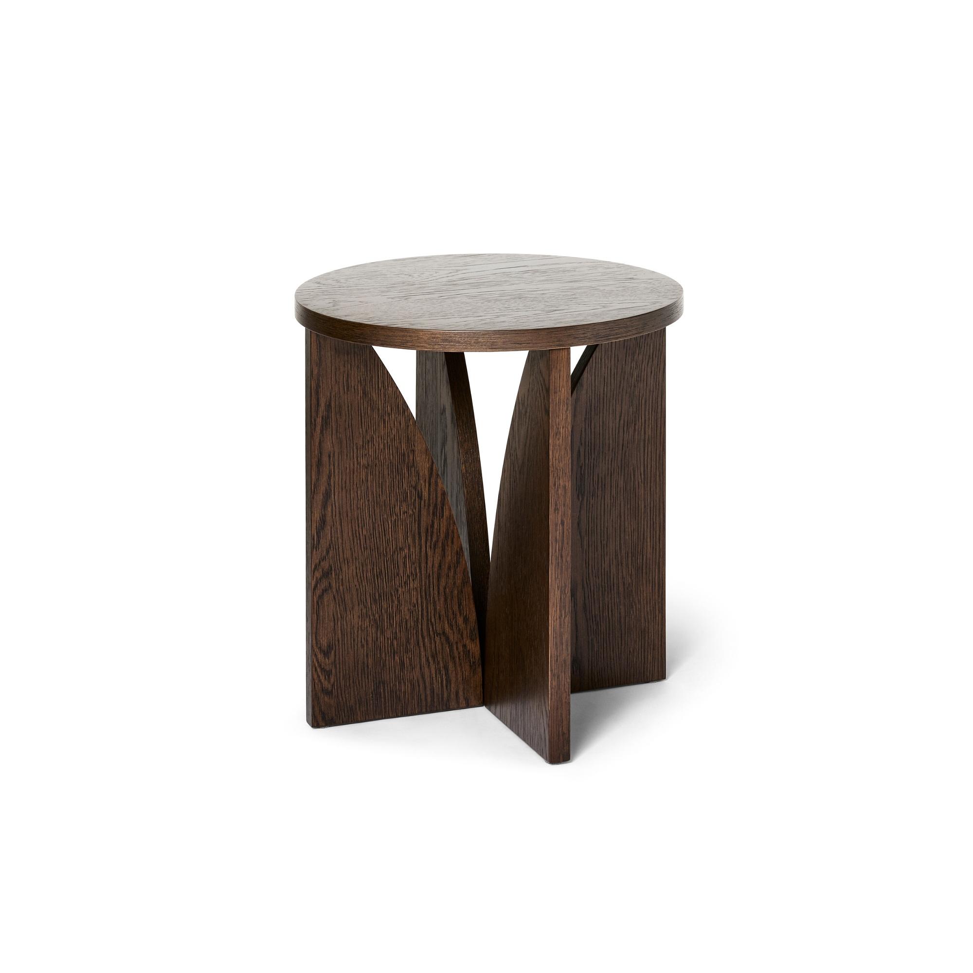 Cece Beistelltisch Burned Oak Ø 40 cm 0