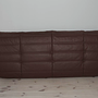 Togo Sofa 3-Sitzer, Ecksofa & Sessel Madras-Leder Braun 5
