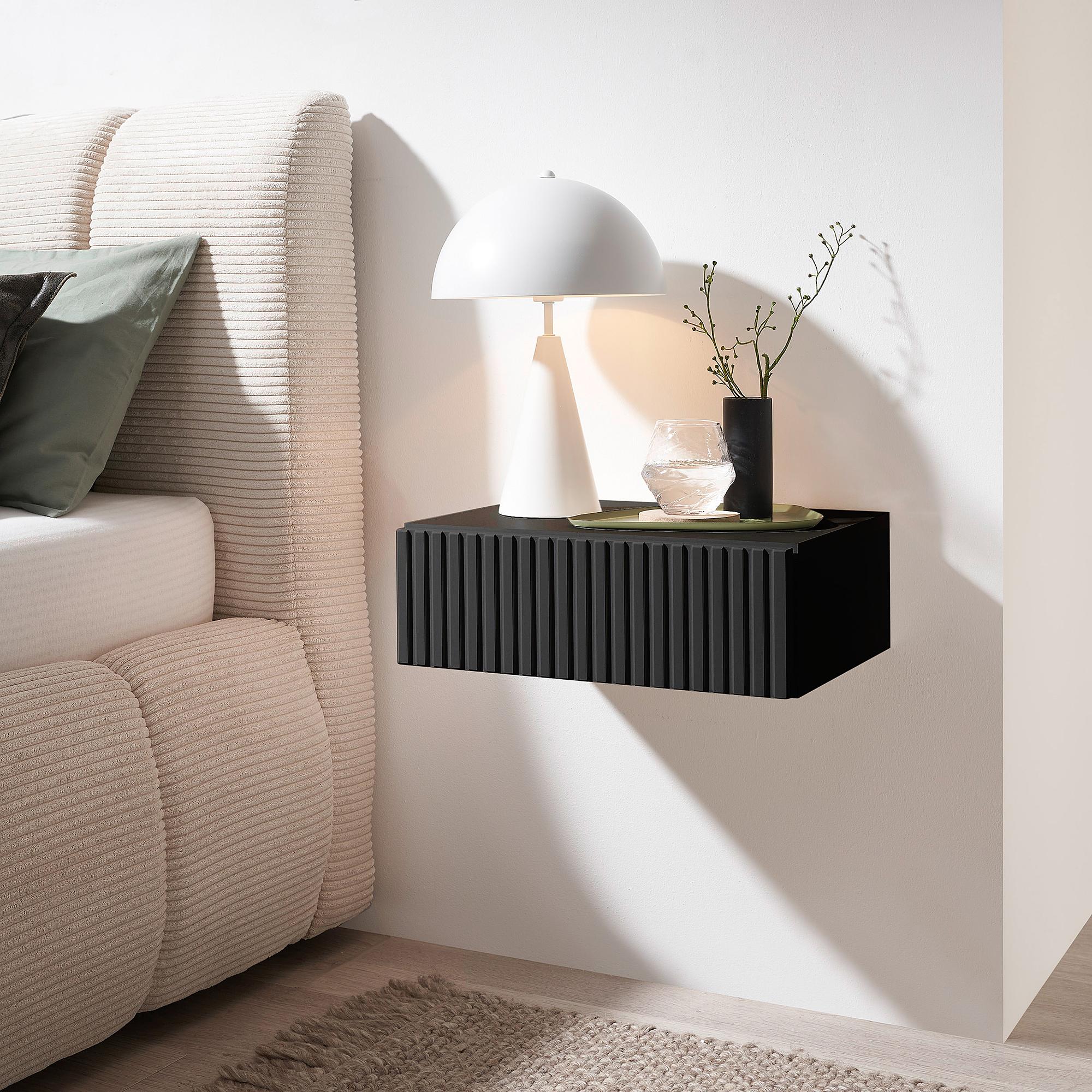 Narella Hänge-Nachtkommode Graphit 2