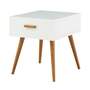 Nightstand Wood White 0