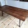 Esstisch Nussbaumholz Braun 3