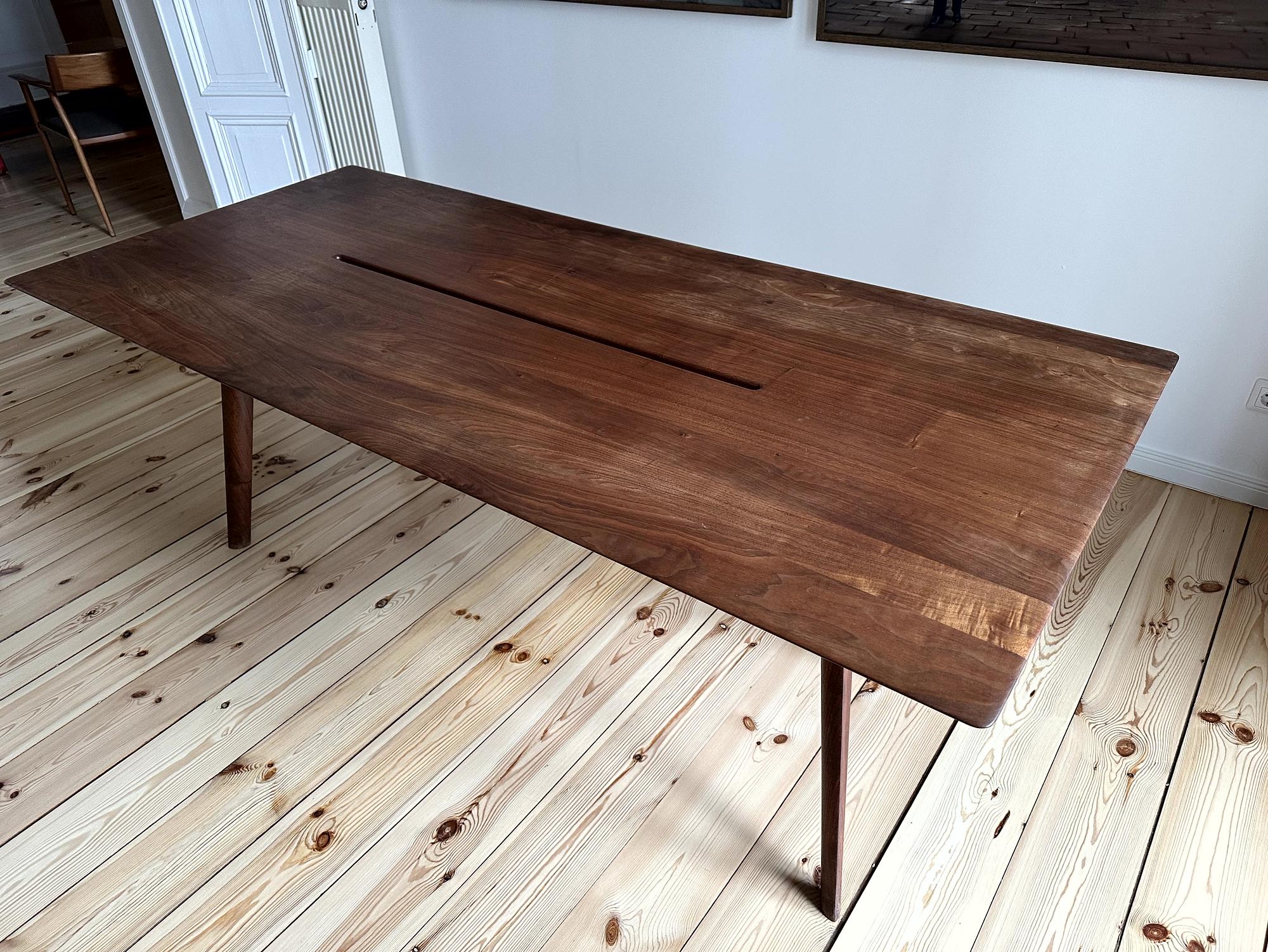 Esstisch Nussbaumholz Braun 3