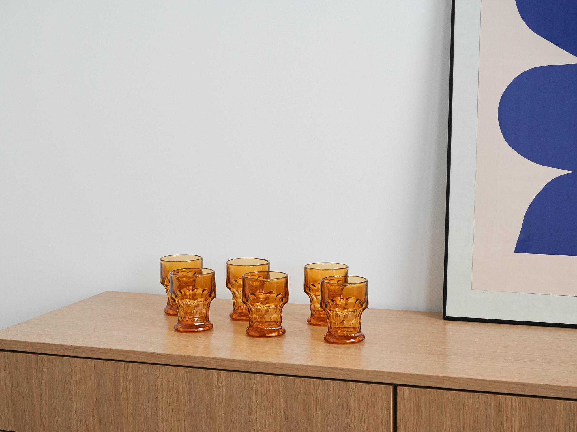 Gläse 6er-Set 1970er Jahre 1