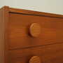 Vintage chest of drawers Teak wood Brown 1960s 8