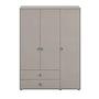 Kleiderschrank Extra Hoch Holz Taupe 3