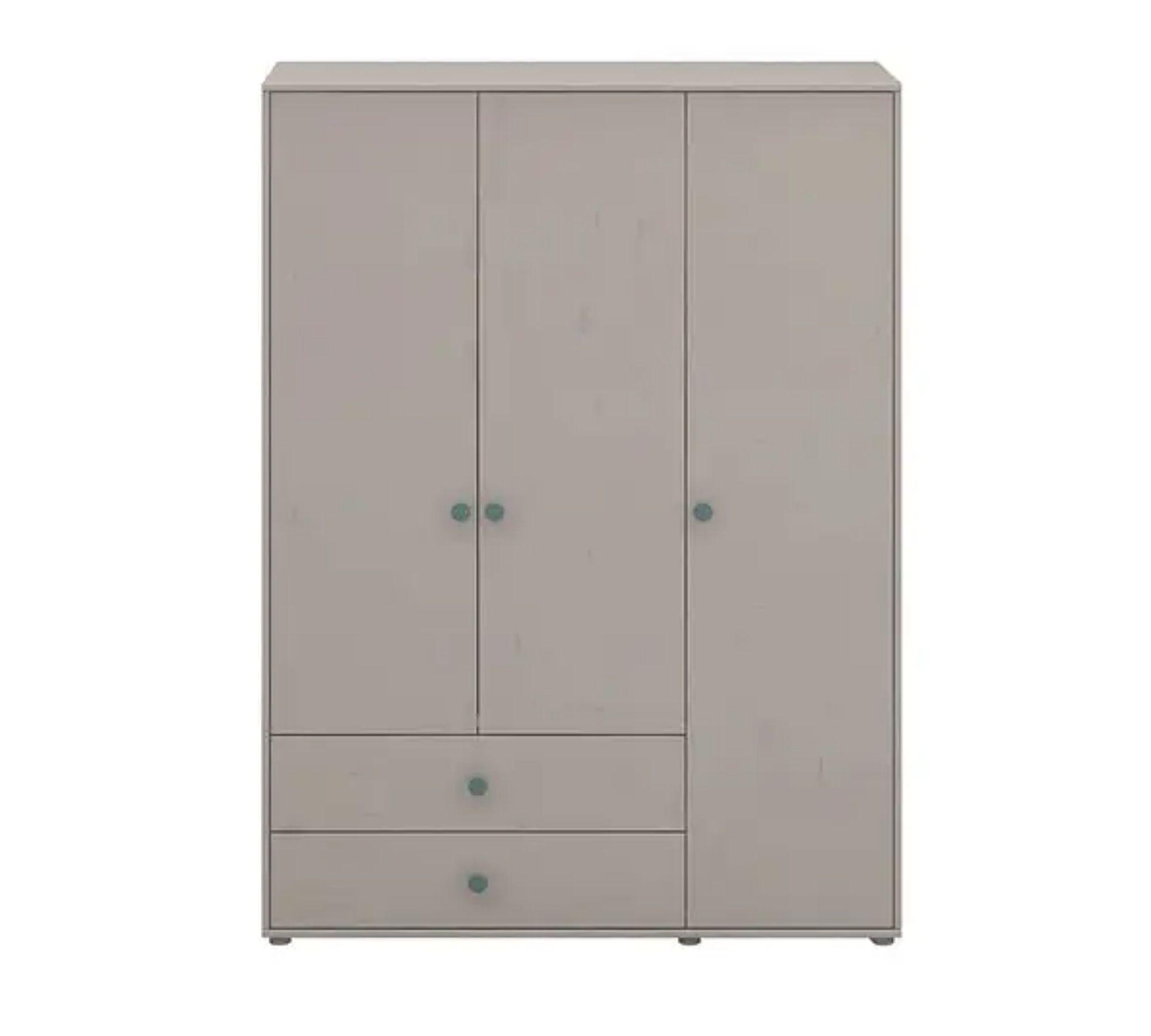 Kleiderschrank Extra Hoch Holz Taupe 3