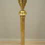 Vintage floor lamp glass metal gold 1920s 4