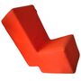 Lümmel Hocker Textil Orange 1