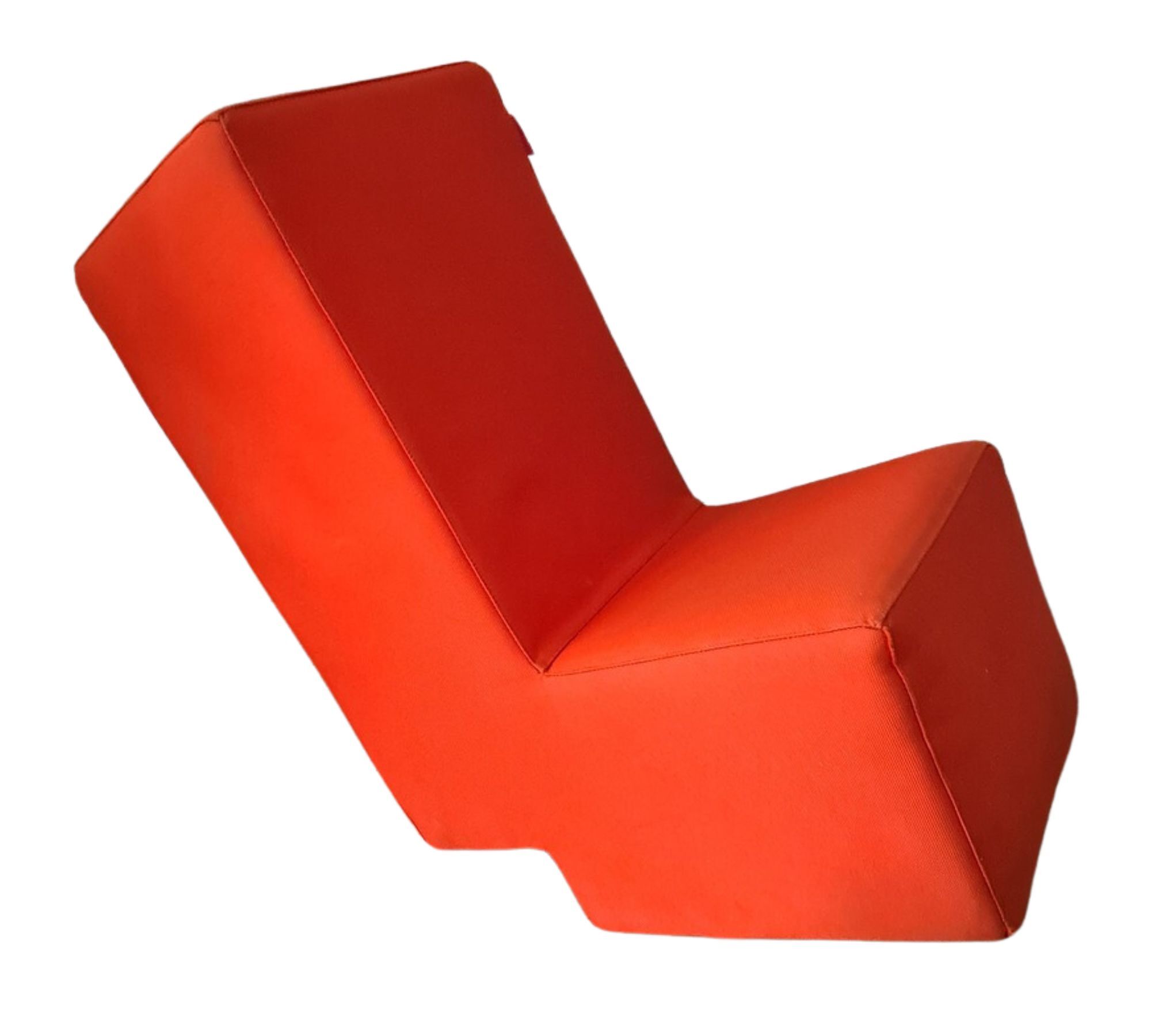Lümmel Hocker Textil Orange 1