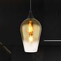 Pendant light Lavus Type D 1-Light  Colored glass  Iron Gold 0