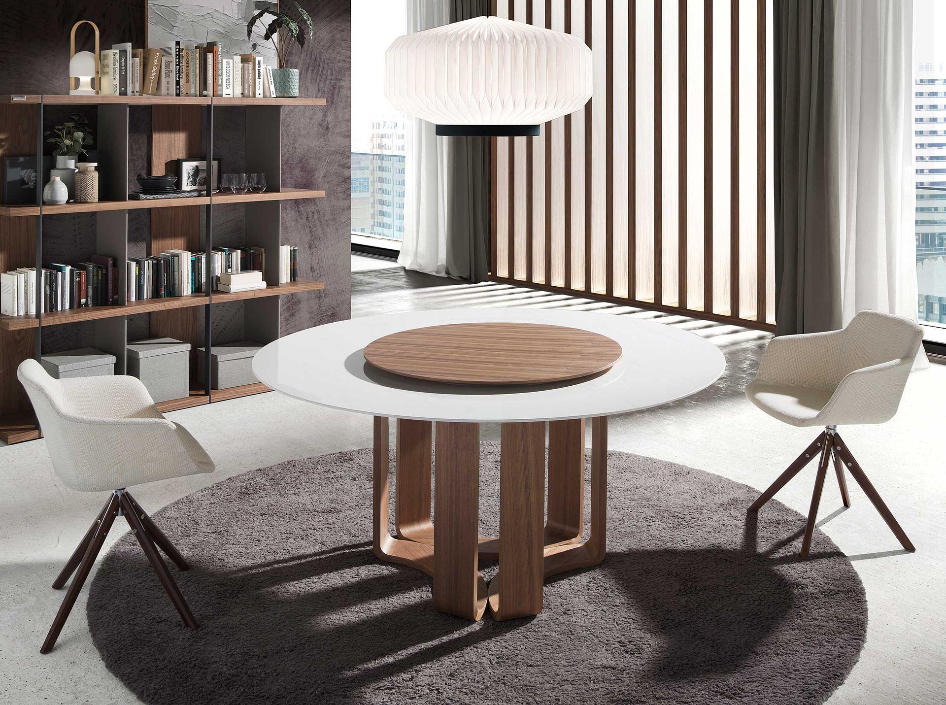 Drehbarer Stuhl Textil Beige 3