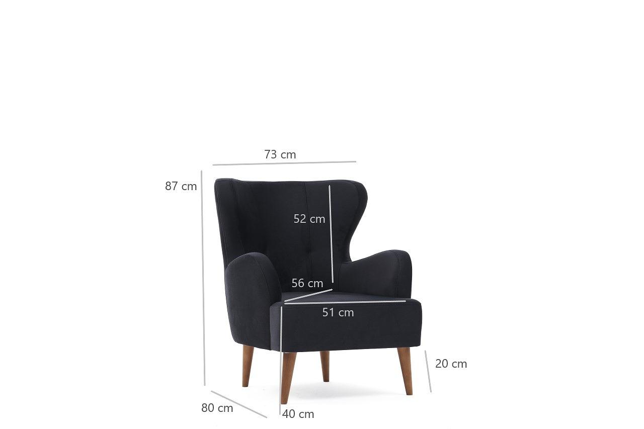 Karina Armchair Anthracite 6