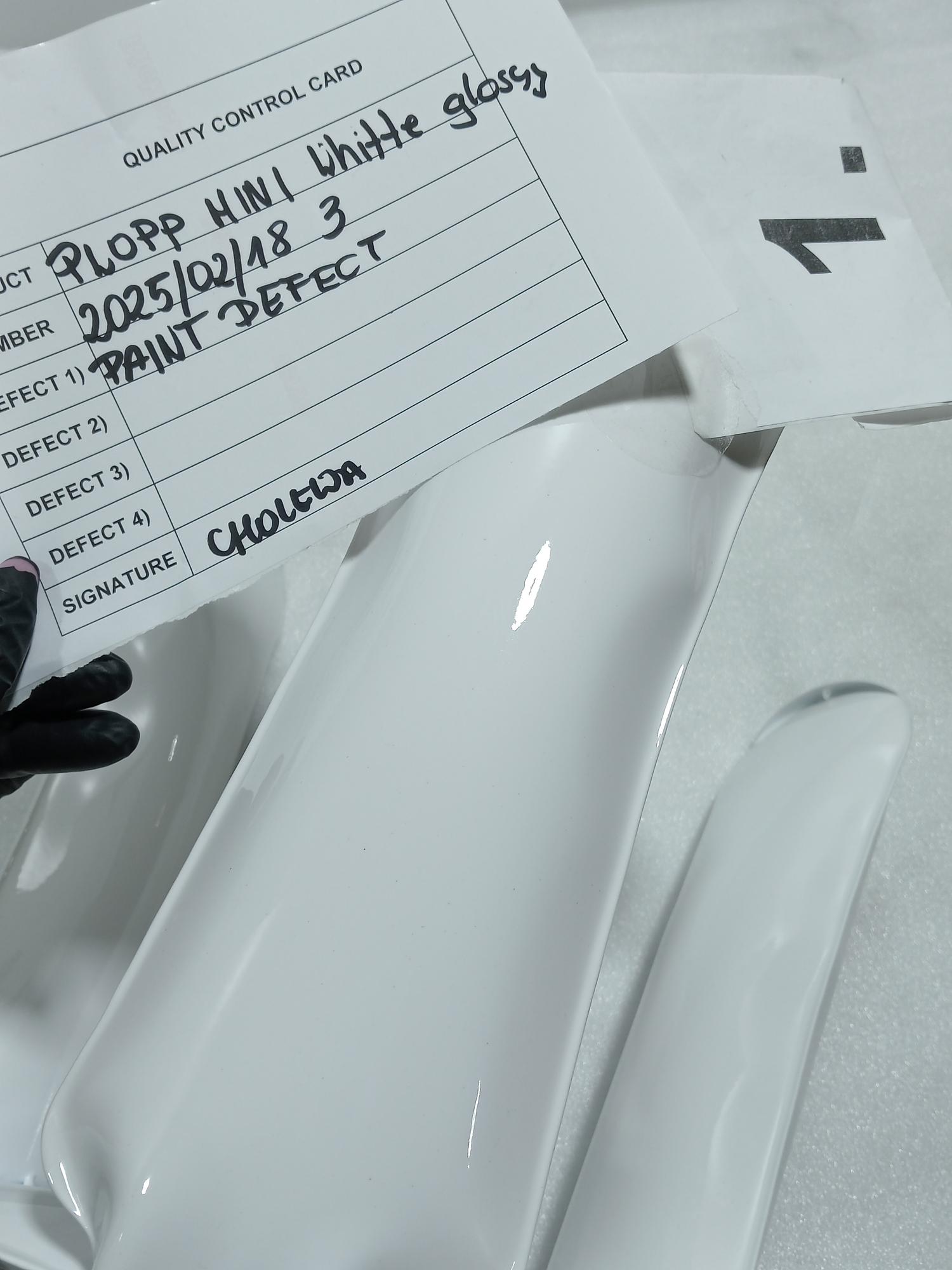 Plopp Mini Sgabello Acciaio Bianco Lucido 4