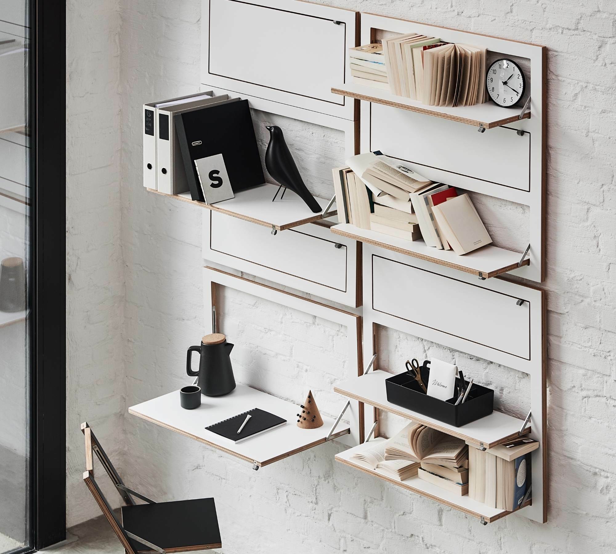 Fläpps Regal 80x80-2 Weiß 7