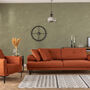 Modern armchair Orange 2