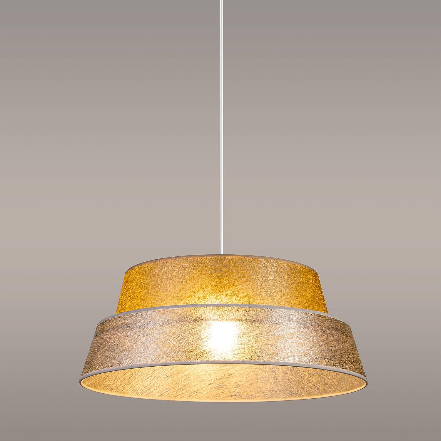 Pendant lamp Nevoa IV Mixed fabric Steel 0