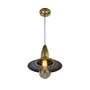 1-flammige Pendelleuchte Messing 2