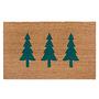 Green Pine Fußmatte Beige Grün 2