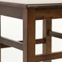 2x Stool Art. 114 Hocker Buchenholz Braun 2