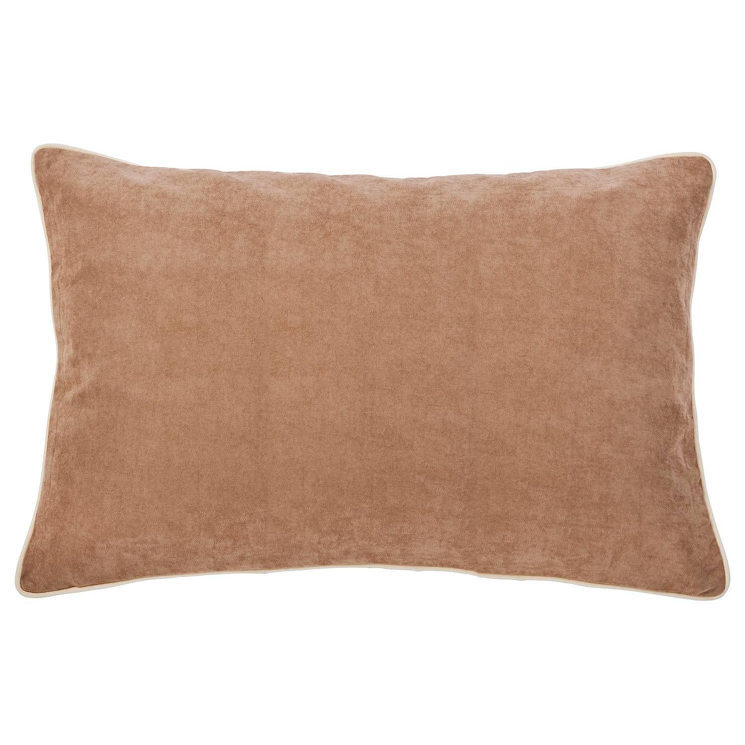 Kisssenhülle Joy Samt Taupe 40 x 60 cm 0
