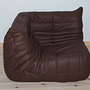 Togo Corner Sofa Madras Leather Brown 4