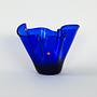 Glasvase Blau 2