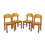 Chair Set 4-piece Brown 1960s 0