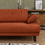 Sofa 3-Sitzer Textil Orange 7