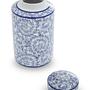 Calix Ceramic vessel Blue White 3