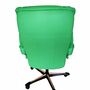 Sessel Leder Holz Grün 3