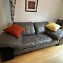 Lota Sofa Leder Grau 0
