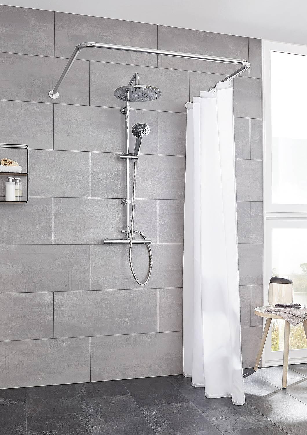 Winkelstange Universal-Stange Aluminium Silber 2