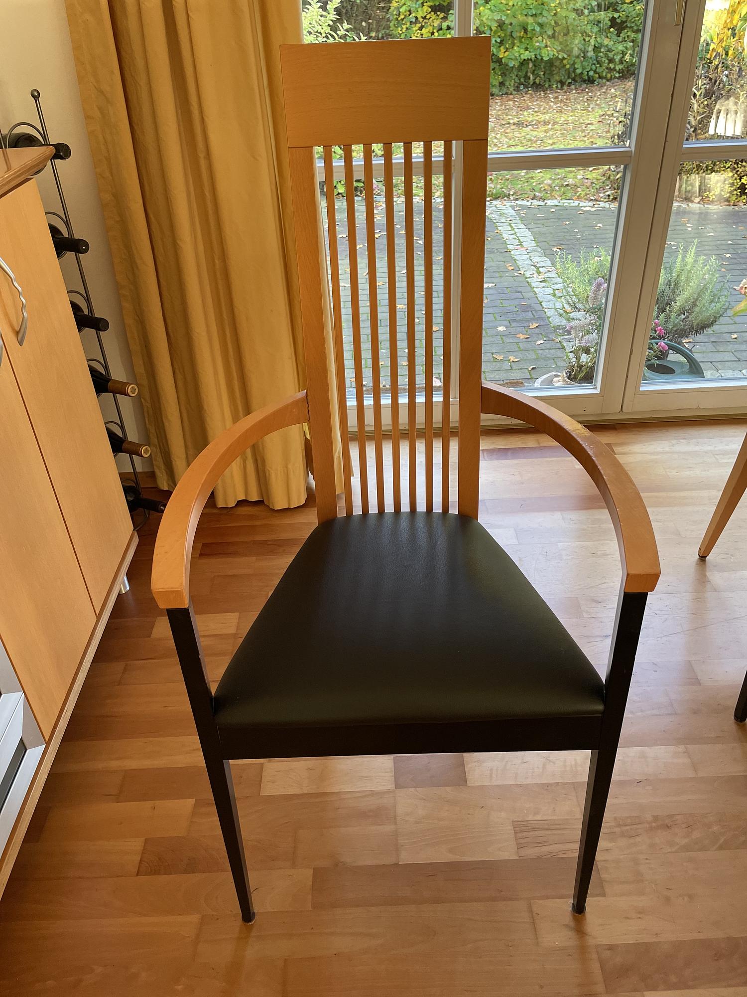 6x Esszimmerstuhl Holz 4