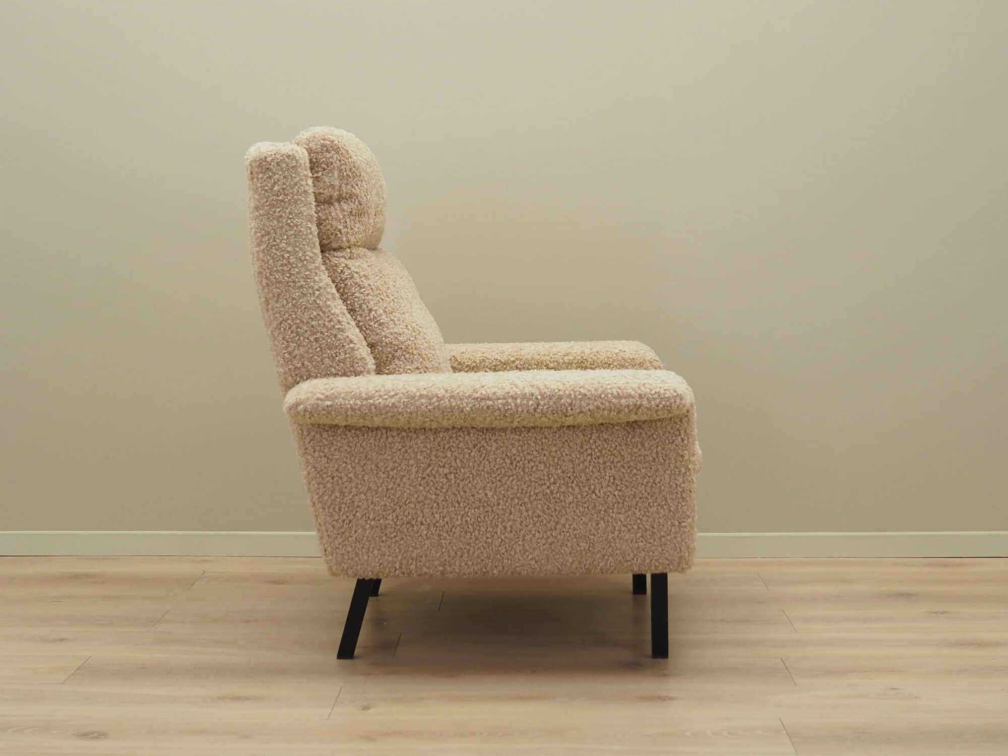 Armchair Textile Beige 1960s 7