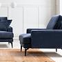 Papira Armchair Navy Blue 1