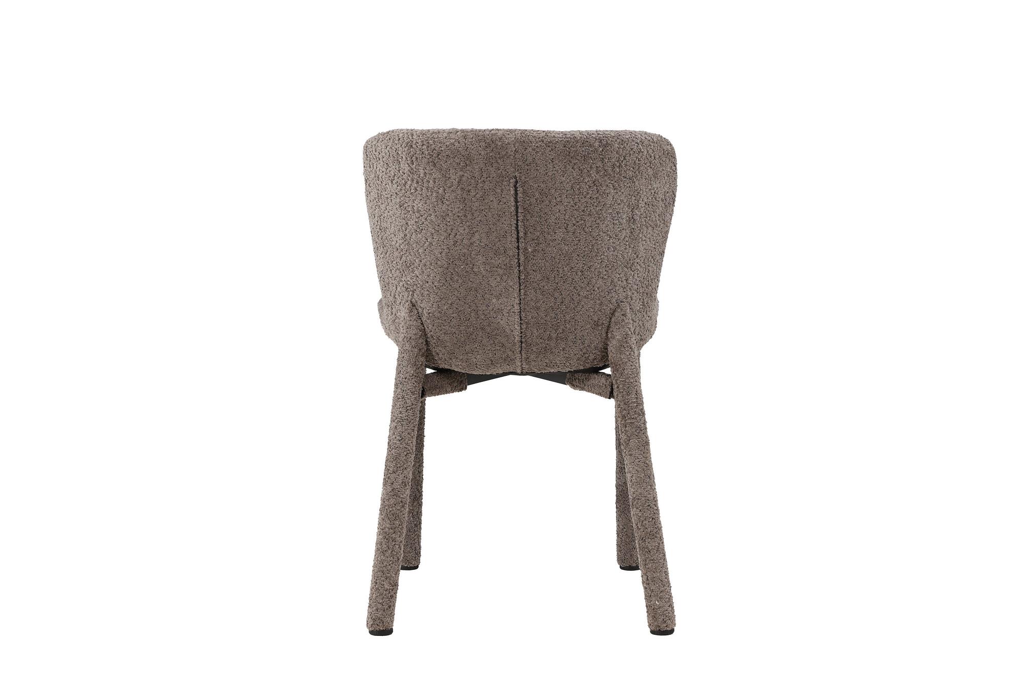 2x Astoria Esszimmerstuhl-Set Bouclé Braun 7