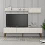 Lyon 2 TV-Schrank Holz Creme Walnuss 1