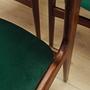 Teakwood chairs 6x Green 6
