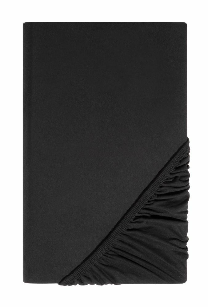 Spannleintuch für Boxspringbett aus Baumwolle Schwarz 0